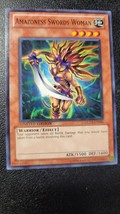 Yugioh! Amazoness Swords Woman - GLD3-EN006 - Limited Edition NM - £1.95 GBP