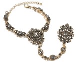 Al bracelet link ring ethnic bridal wedding jewelry set antique gold hollow flower thumb155 crop