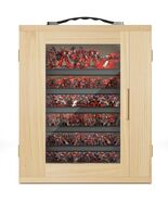 Minifigures Display Case 40K Army Action Figure D&amp;D Miniature Wood Carry... - €80,40 EUR