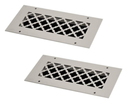 Wall/Ceiling Return Vent Cover 10&#39;&#39;x4&#39;&#39; D.O/12&#39;&#39;x6&#39;&#39; O.F White, Steelcre... - $49.49