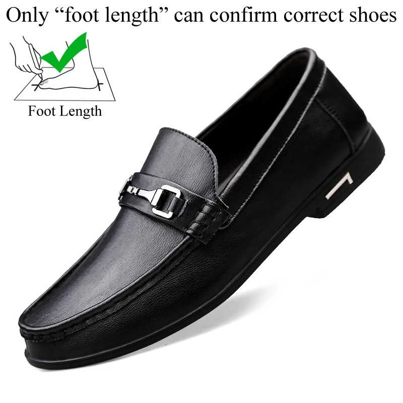 Spring Autumn Men Casual Luxury Leather Men&#39;s Loafers Lofer Shoes Loafer Loffers - £41.43 GBP