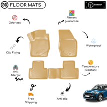 Vehicle Specific Rubber Beige Floor Mat for Countryman - $93.95