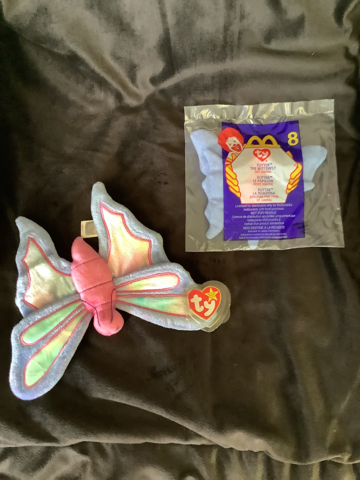 Ty Flitter/ Jr Set Ultra Rare Distinctive Oddities Unique Features Error... - $2,500.00