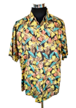 Island Connection Shirt Men&#39;s Size X-Large Multicolor Tropical Hawaiian Aloha - £13.42 GBP