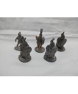 (5) 1970sRal Partha Infantry Soldier Miniatures With Shields Metal Minia... - €11,89 EUR