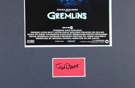 Joe Dante Signed Framed 11x14 Gremlins Poster Display - £77.31 GBP