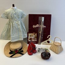 American Girl Kirsten Summer Story 1992 Dress &amp; Hat &amp; Fishing Set &amp; Red ... - $249.99