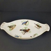 Vintage Louis Lourioux Le Faune Fireproof Porcelain Bird Plate Dinnerware - £17.83 GBP