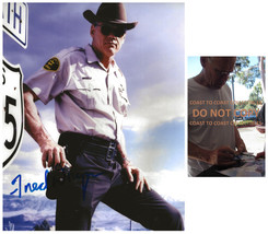Fred Dryer Hunter signed Sgt Rick Hunter 8x10 photo exact Proof COA, autographed - £58.25 GBP