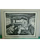 Vintage Lithograph ? &quot;The Intern&quot; by W.Shapiro  1948 - $750.77 MXN