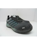 HELLY HANSEN Women&#39;s Adel Aluminum Toe CP Safety Shoes Black/Blue Size 8.5M - £14.00 GBP