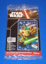 Brand New Walt Disney Star Wars Yoda Christmas Wall Decoration *Factory Sealed* - $4.99