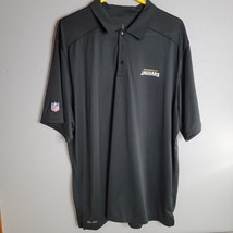 Nike Dri-Fit NFL Jacksonville Jaguars On Field Black XL Short Sleeve Pol... - $19.99