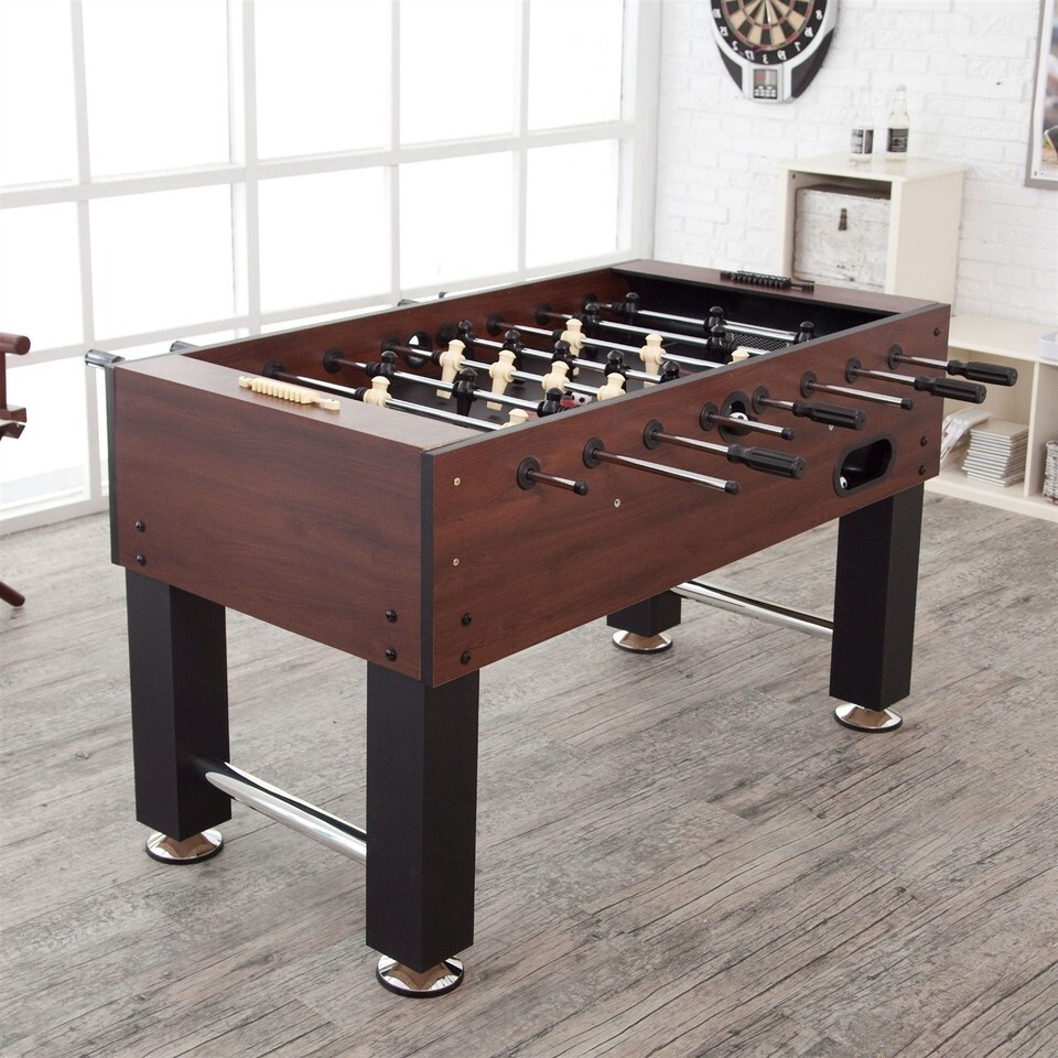 Game Time 55-inch Foosball Table with 4 Soccer Balls Arcade Play - $1,064.25