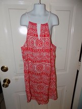 Mud Pie Red/White  Rope Cover up Dress Size M (8/10) EUC - $22.63