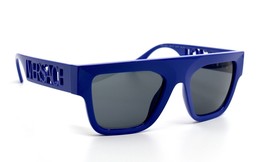 New Versace VE4430U 529487 Blue Dark Grey Lens Authentic Sunglasses 53-20 - £194.32 GBP