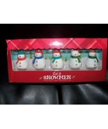 Hallmark Let it Snowmen Christmas Tree Set of 5 Ornaments Artist Collect... - £17.18 GBP