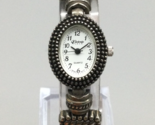 Victoria Lace Watch Women 21mm Silver Tone Southwest Western New Battery 6&quot; - $29.69