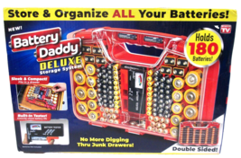New Battery Daddy Deluxe 180 Battery Storage System with Case and Tester - £16.42 GBP
