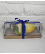 Blue Sky Lemon Ceramic Salt and Pepper Shakers New NIB - £19.51 GBP