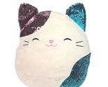 Squishmallows Shany Calico Cat Reversible Sequin Plush Rare Sparkly Kawa... - $41.58