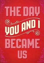The Day You And I Became Us - Tree Free Greeting Card - 14543 - $2.79