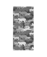Mondxflaur Gray Cat Hand Towels for Bathroom Hair Absorbent 14x29 Inch - $17.82 CAD