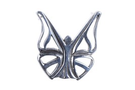 Artisan Sterling silver butterfly pendant - £35.52 GBP