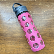 Life Factory glass 14oz water bottle PINK, Pre-Owned - $149.01 MXN