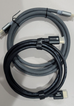 6&#39; 8K Ultra HDMI HDR CABLE V2.1 6FT 24K gold plated -Buyers Point -Gray ... - $55.75 MXN+