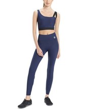 Josie Natori Womens Activewear Solstice Full Leggings size Medium Color Navy - $67.32