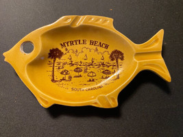 Vintage Myrtle Beach Souvenir Ashtray Fish - £11.80 GBP