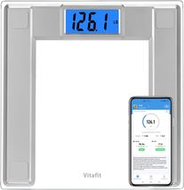 Vitafit 550lb Extra-High Capacity Digital Bathroom Scale for Body Weight... - $22.99