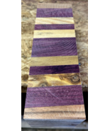 ONE BEAUTIFUL RANDOM EXOTIC LUMBER LAMINATED OFFSET WOOD BLANKS ~3&quot; X 3&quot;... - $40.37 CAD