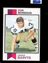 1973 Topps #247 Don Morrison Ex Saints *X57010 - $0.98