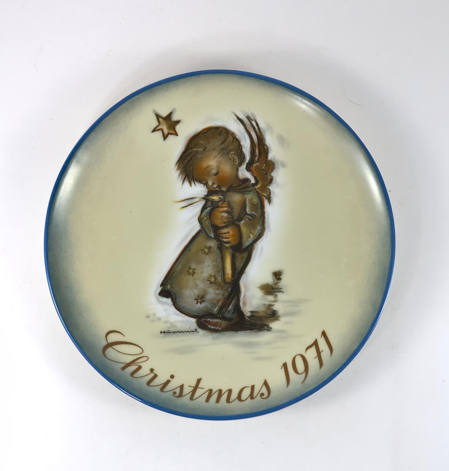 Christmas Plate Sister Berta Hummel Limited First Edition 1971 Vintage - $5.99