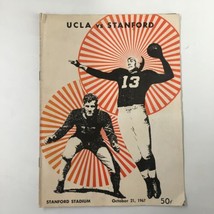 October 21 1967 NCAA Football UCLA Bruins vs Stanford Cardinal Official Program - £37.32 GBP
