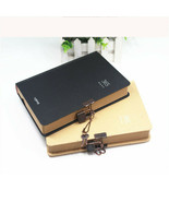 A5 Hard Cover Vintage Journal Notebook Retro Diary Planner Notepad 365 Days - £24.31 GBP