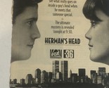 Herman’s Head Vintage Print Ad Advertisement William Ragsdale Tv Guide Pa7 - $4.94
