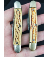 Vintage Colonial USA pocket knife lot x2 - $37.99