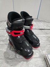 Alpha Opti Grip Ski Boots Black Red Size 10.5 kids 28.5 - $58.96 CAD