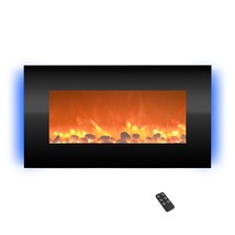 Northwest M029006 Electric Fireplace - 31 in. - Black - £156.86 GBP