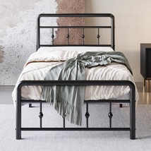 12 Inch Twin Bed Frames With Victorian Vintage Headboard And Footboard,,... - $1,477.50 MXN