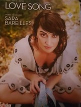 Love Song by Sara Bareilles 2006 Sheet Music for Piano, Guitar amd Vocals - £11.16 GBP