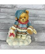 Cherished Teddies Ingrid Bundled Up With Warm Wishes #617237 1994 Enesco - £9.50 GBP