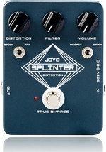 Joyo Distortion Guitar Effect Pedal With Selectable Mosfet &amp; Fat, Splinter Jf-21 - £38.52 GBP