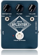 Joyo Distortion Guitar Effect Pedal With Selectable Mosfet &amp; Fat, Splint... - $51.99