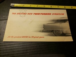 The exciting new twin turbine dynaflow Buick Brochure 1953 - $365.87 MXN