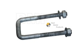 (2) Trailer Steel U-BOLTS 2 1/16&quot; Square Axle Spring M14 U-BOLT 9/16&quot; X 5 ½” 302 - £14.17 GBP