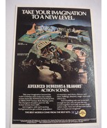 1983 Color Ad AD&amp;D MPC Model Kits Orc War &amp; Dungeon Invaders - £6.28 GBP